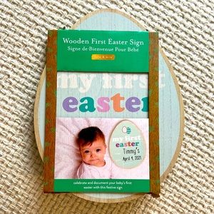 Wooden First Easter Sign